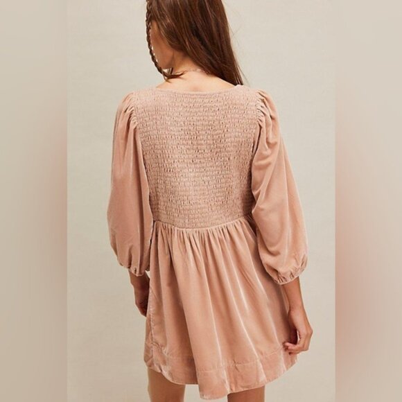 NWOT Free People Farrier Velvet Mini Dress sz L - Picture 7 of 7